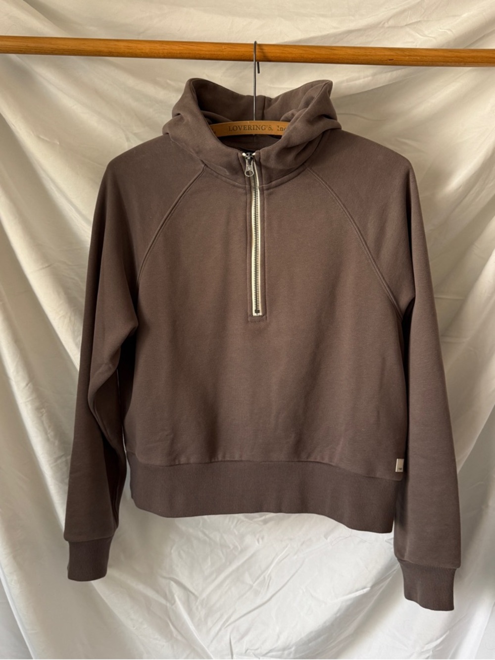 Vuori Restore Half Zip Hoodie, XS, Chia